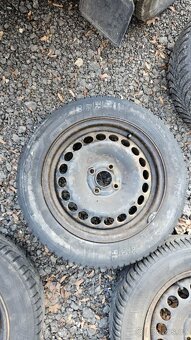 31. sada zimní kola 185/60 r15 4x100 Kleber - 4