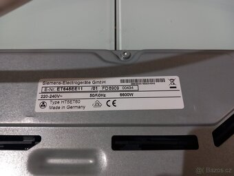 Indukční Sporák SIEMENS - 4