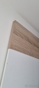 Postel 180x200cm +2x nocni stolek dub Sonoma - 4