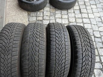 ZIMNÍ PNEU + DISKY ŠKODA 15"VW SEAT 195/65R15 - 4