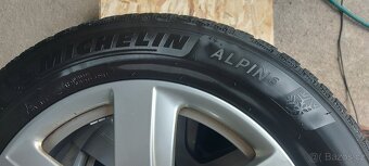 Alu disky r17" Audi A6, pneu Michelin Alpin - 4