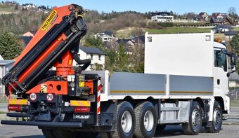 MAN TGS 35.500 - 8x4 - Valník + HR-PALFINGER PK 22002-EH C - 4