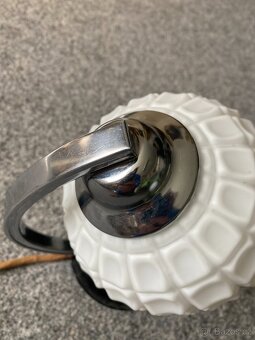 lampa lampička Art deco lampička chrom svítidlo staré - 4