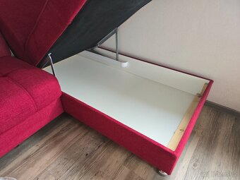 Pohovka/sedačka rozkládací L - česká výroba - 4