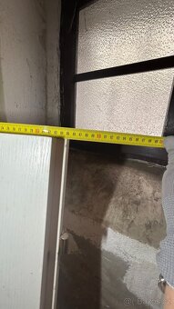 Prosklené interiérové dveře s kováním na levé straně - 4