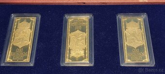 Sbírka korunovačních klenotů i s etui, pozlacené, certifikát - 4
