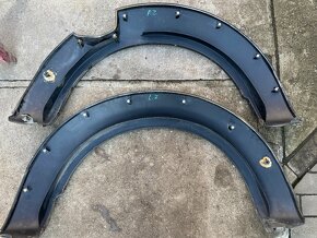 Plastové lemy / nástavce lemů Nissan Pickup / Navara D22 - 4