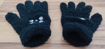 Dětský set nákrčník a rukavice kočka - 4