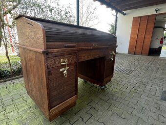 Americký starožitný psací stůl - 4