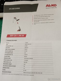 Prodám strunovku AL-KO GTE 350 - 4