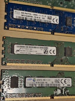 17x 8GB ddr3 do PC, kus : 400kč. - 4