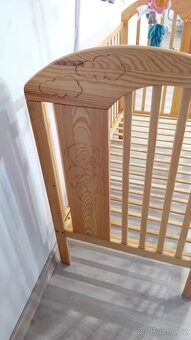 Dětská Dřevěná postýlka - 4