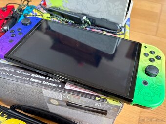 Nintendo Switch Oled Splatoon a příslušenství - 4