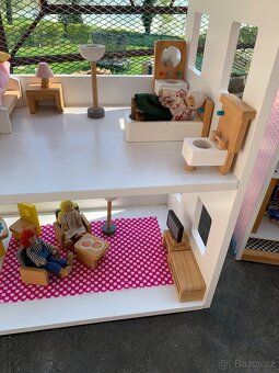 Domečky pro dřevěné panenky s příslušenstvím, pro Barbie - 4