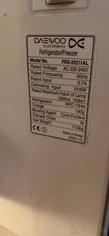 Americká lednice s mrazákem Daewoo. - 4