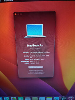 MacBook Air 13 (2015) MacOS Ventura - 4