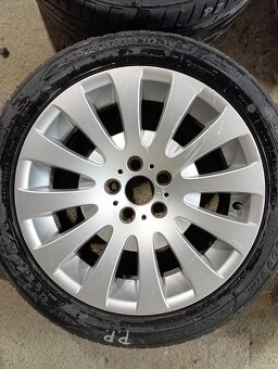 Prodám originál ALU disky i s pneumatikami 245/45 R18 BMW - 4