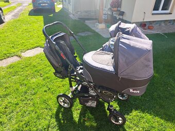 BabyActive Trippy – trojkočárek pro děti podobného věku - 4