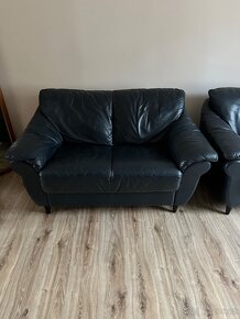 PRODÁM LUXUSNÍ KOŽENOU SEDAČKU 2+2+1 - 4