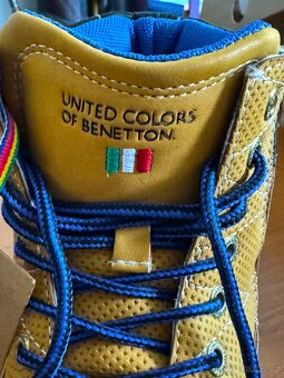 Nové nádherné luxusní dětské boty Benetton - 4
