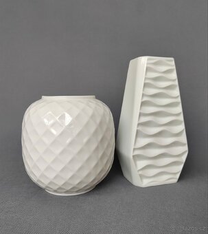 Elegantní dekorační předměty z bílého porcelánu - 4