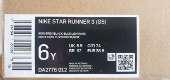 Dětské běžecké boty Nike Star Runner 3, vel. 37 - 4