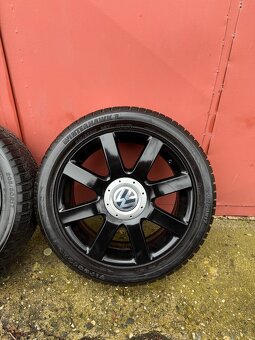 Alu kola VOLKSWAGEN  , 5x112 r17 , zimní pneu 205/50 r17 - 4