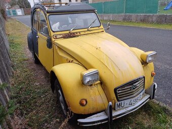 Citroën 2CV, kachna k renovaci, veterán 1980 - 4