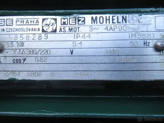 Přírubový elektromotor 380V.1,5kw-1410ot.nejen na DARLING. - 4