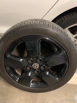 Sada kol, 5x112, 17 palců - letní pneu 225/45/27 - 4