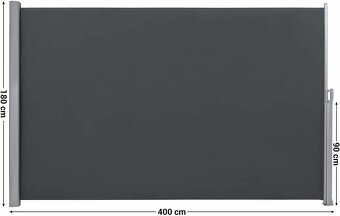 Boční markýza 180x400cm - 4