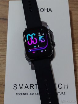 Chytré hodinky LLKBOHA P75 – 1,85" HD , volání - černé - 4