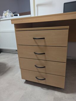 Psací stůl + kontejner pod stůl - 4