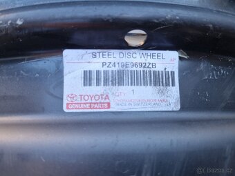 Plechové disky Toyota 16" 5X114,3 ET45 6,5J - 4