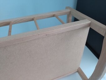 Dřevěná postýlka houpací - 4