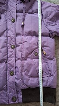 Zimní bunda dámská-fialová. - 4