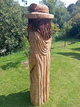 Dřevěná socha Praděda - 4