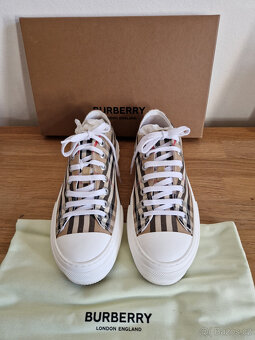 BURBERRY TENISKY "jack" nové - 4