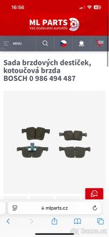 Bmw přední destičky X3 - 4