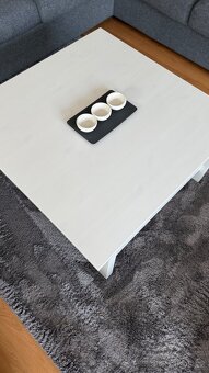 Konferenční stolek HEMNES (IKEA), bílé mořidlo. - 4