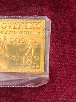 Zlato/ zlatý slitek Zimní Olympijské hry proof - 4