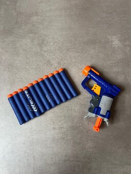 Nerf Elite Magnus MEGA Pistole + malá nerf - 4