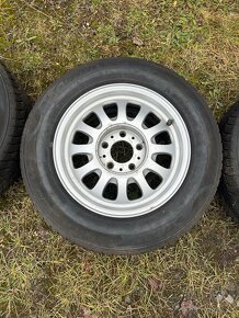 Prodám ALU kola a zimní pneu 205/65 r15 - 4