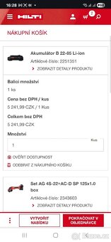 Hilti nuron Akumulátorová úhlová bruska AG 4S-22 (125 mm) - 4