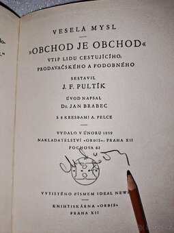 UNIKÁTNÍ KUS PRO SBĚRATELE: PODEPSANÁ KNIHA OBCH. VTIPŮ - 4