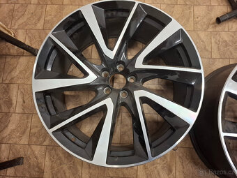 Alu kola černá + leštění 21x9 5x108 + letní pneu Volvo XC 90 - 4