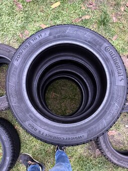 Prodam zimní pneu Continental 205/55r16 - 4