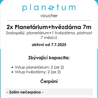 Voucher do planetária Praha - 4