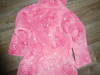 Nádherný župan Hello Kitty vel. 116, UV tričko 134/140 - 4