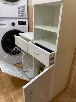 Koupelnová skříňka vysoká Keramia Pro + koš na prádlo - 4